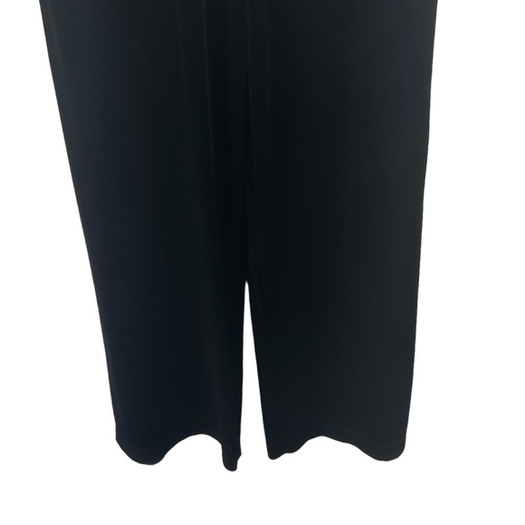 EVA FRANCO NWT Size 6 Hepburn Pant in Black Velvet Wide Leg High Waisted Pocket - Picture 5 of 16